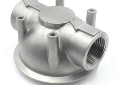 Cartridge Filter Head in Investment casting - Testa cartuccia Filtro in Microfusione